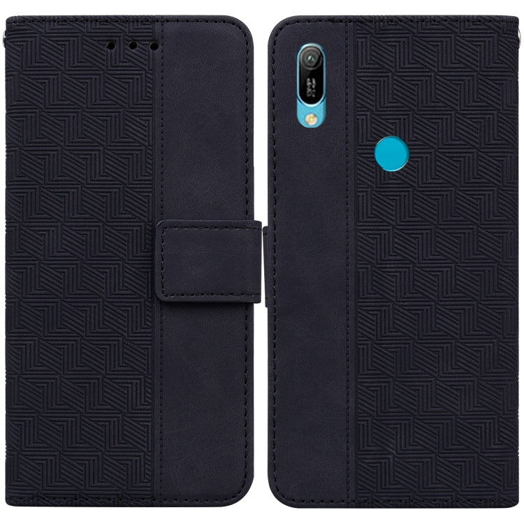 Geometric Embossed Leather Phone Case