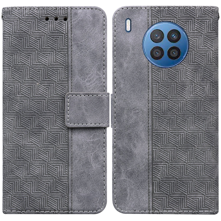 Geometric Embossed Leather Phone Case
