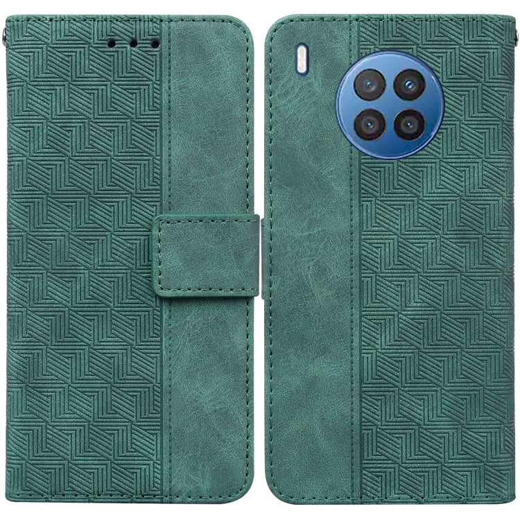 Geometric Embossed Leather Phone Case
