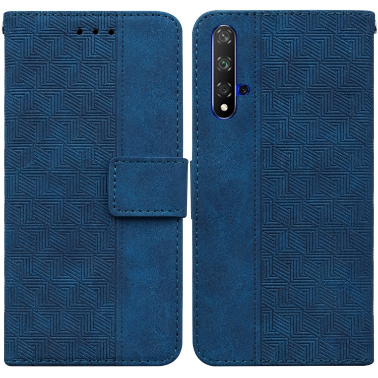 Geometric Embossed Leather Phone Case