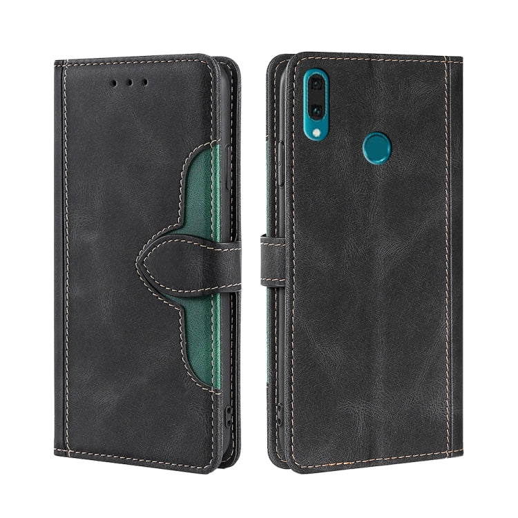 Skin Feel Straw Hat Magnetic Buckle Leather Phone Case
