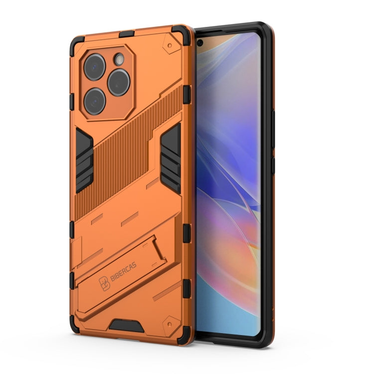 Punk Armor 2 in 1 PC + TPU Shockproof Phone Case with Invisible Holder