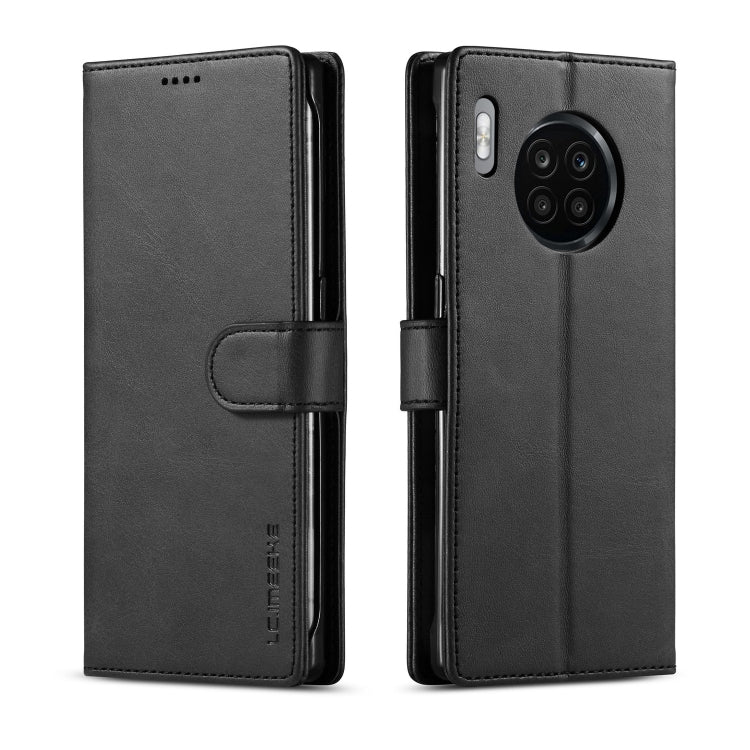 LC.IMEEKE Calf Texture Flip Leather Phone Case