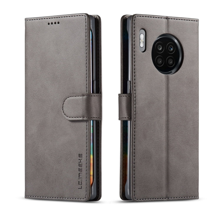 LC.IMEEKE Calf Texture Flip Leather Phone Case