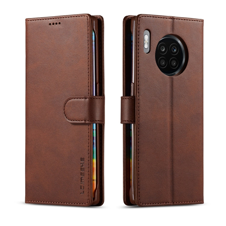 LC.IMEEKE Calf Texture Flip Leather Phone Case