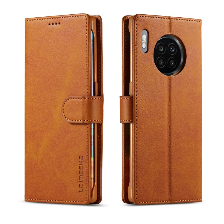 LC.IMEEKE Calf Texture Flip Leather Phone Case
