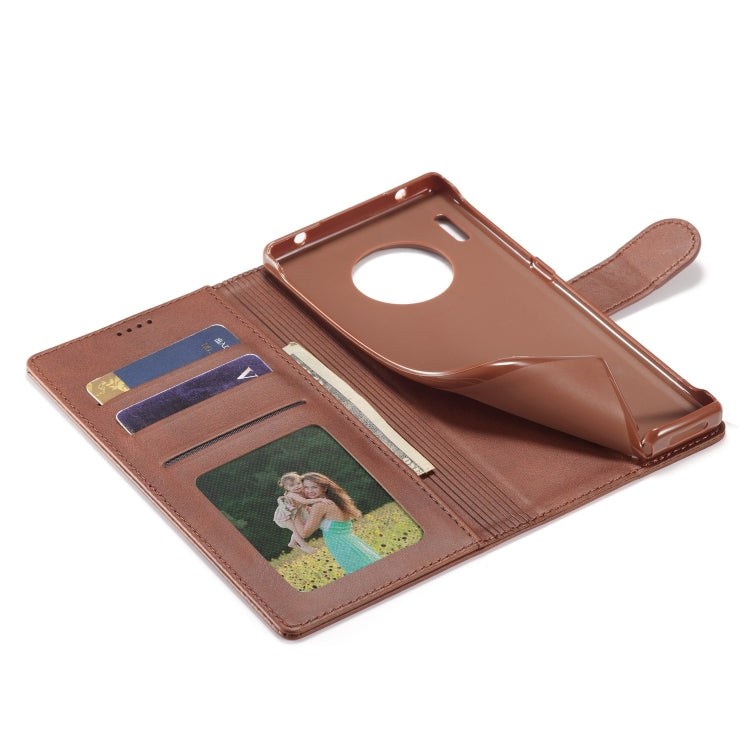 LC.IMEEKE Calf Texture Flip Leather Phone Case