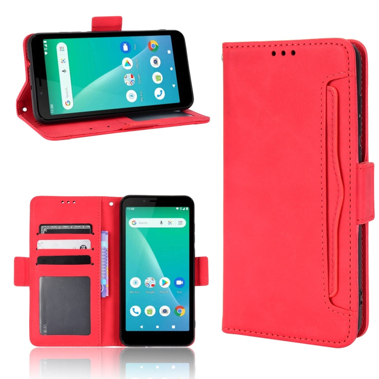 Skin Feel Calf Pattern Leather Phone Case