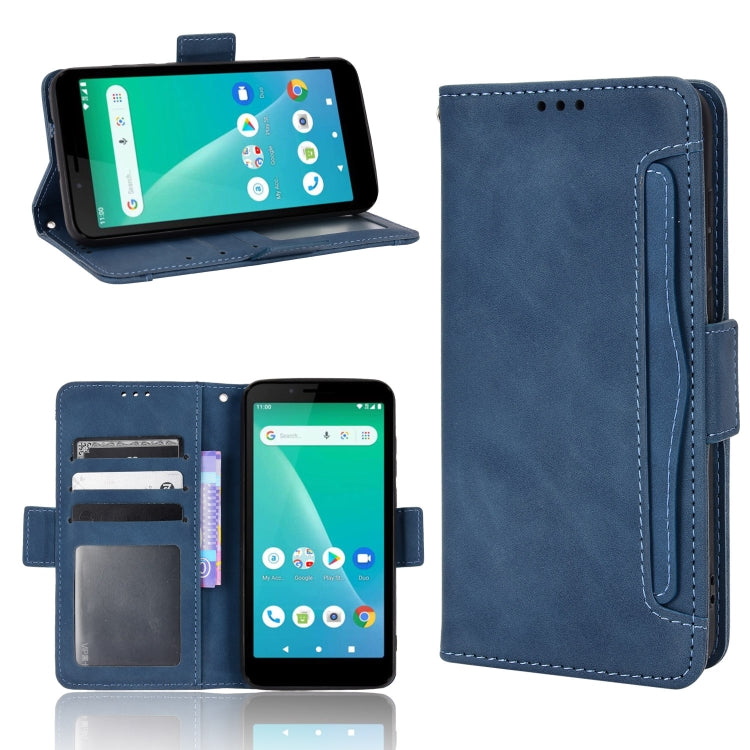 Skin Feel Calf Pattern Leather Phone Case