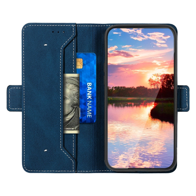 Stitching Side-Magnetic RFID Leather Phone Case