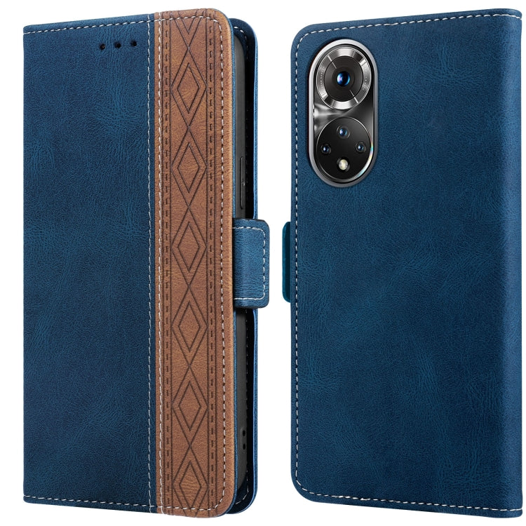 Stitching Side-Magnetic RFID Leather Phone Case