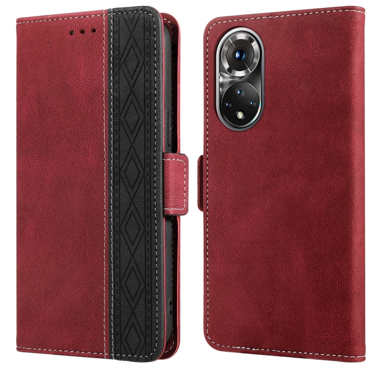 Stitching Side-Magnetic RFID Leather Phone Case