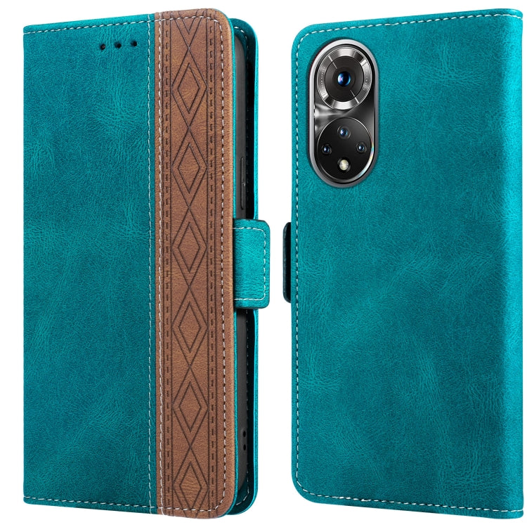 Stitching Side-Magnetic RFID Leather Phone Case