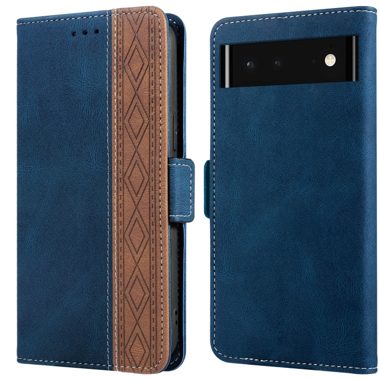 Stitching Side-Magnetic RFID Leather Phone Case