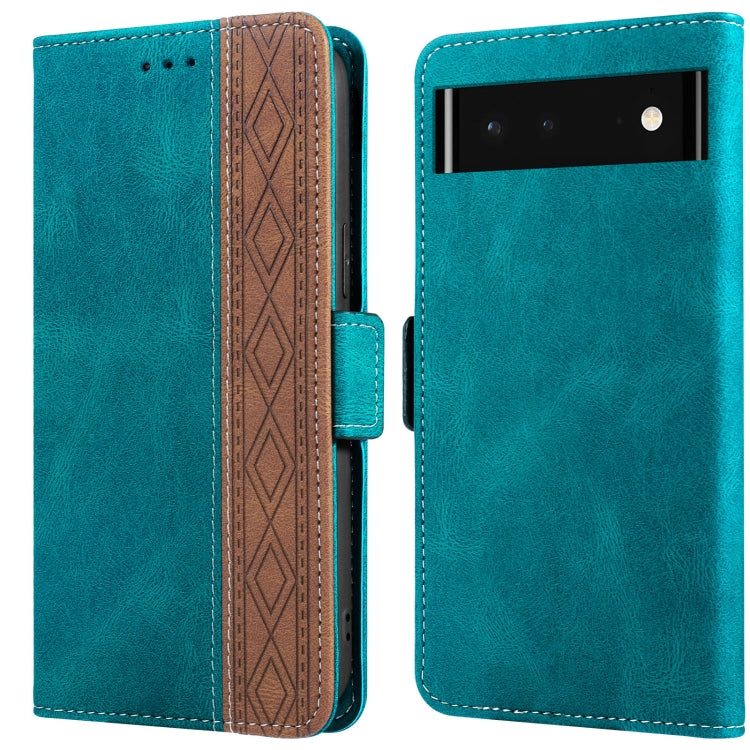 Stitching Side-Magnetic RFID Leather Phone Case