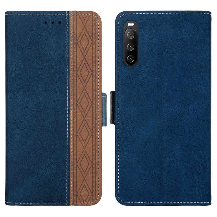 Stitching Side-Magnetic RFID Leather Phone Case