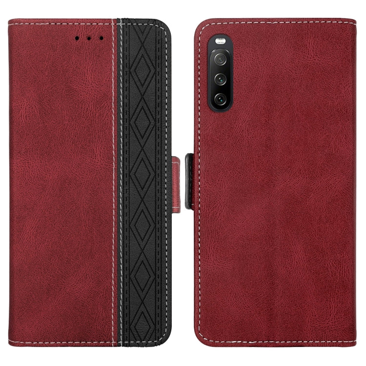 Stitching Side-Magnetic RFID Leather Phone Case