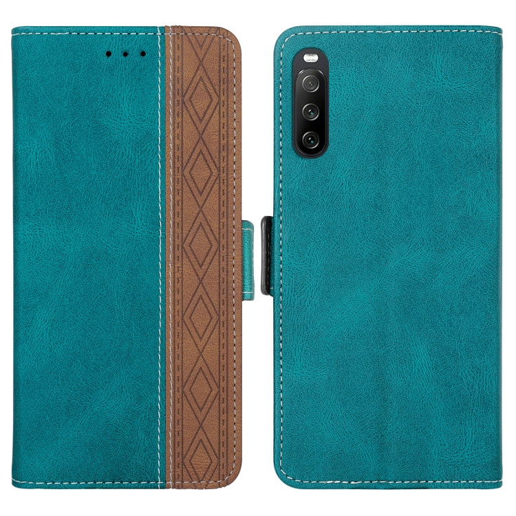 Stitching Side-Magnetic RFID Leather Phone Case