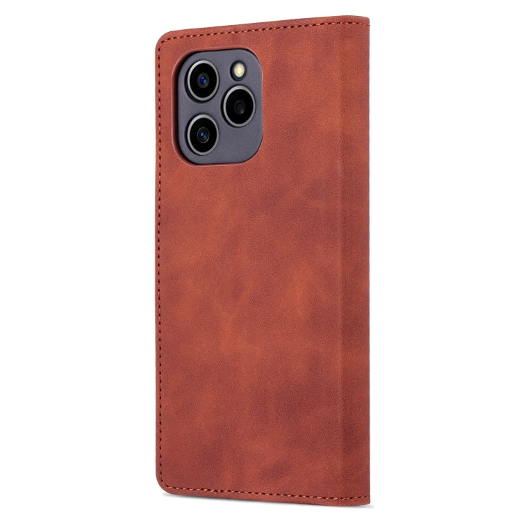 AZNS Skin Feel Calf Texture Horizontal Flip Leather Phone Case