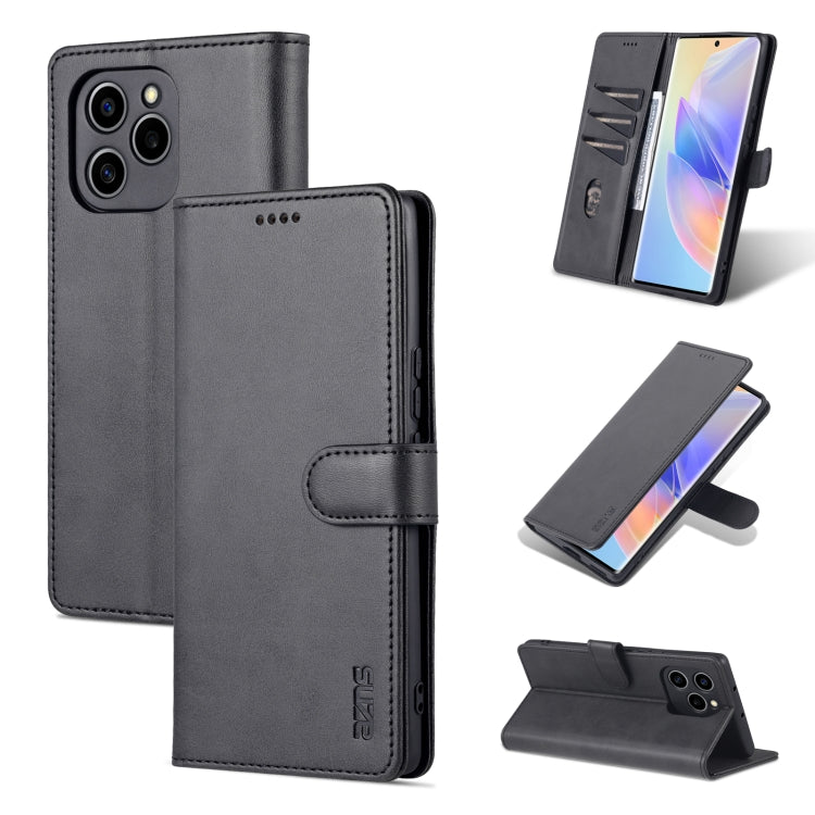 AZNS Skin Feel Calf Texture Horizontal Flip Leather Phone Case