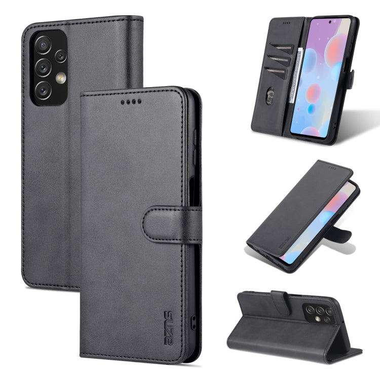 AZNS Skin Feel Calf Texture Horizontal Flip Leather Phone Case