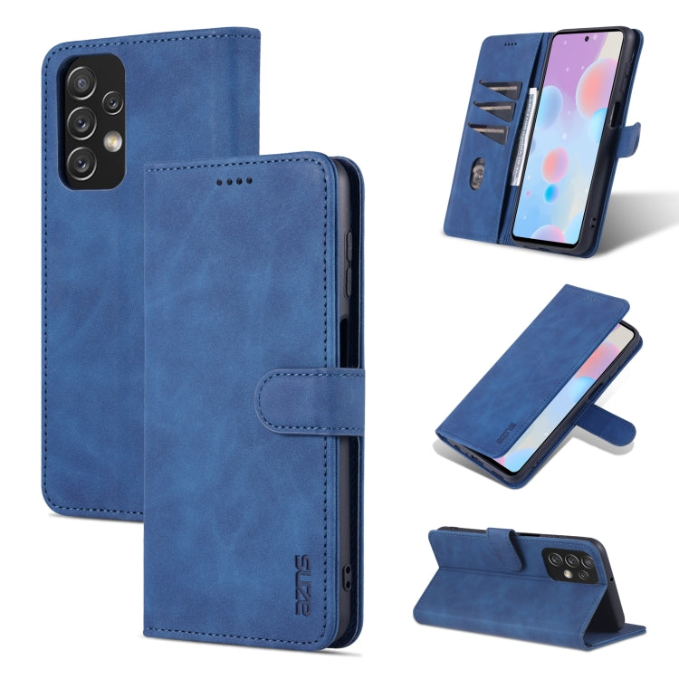 AZNS Skin Feel Calf Texture Horizontal Flip Leather Phone Case