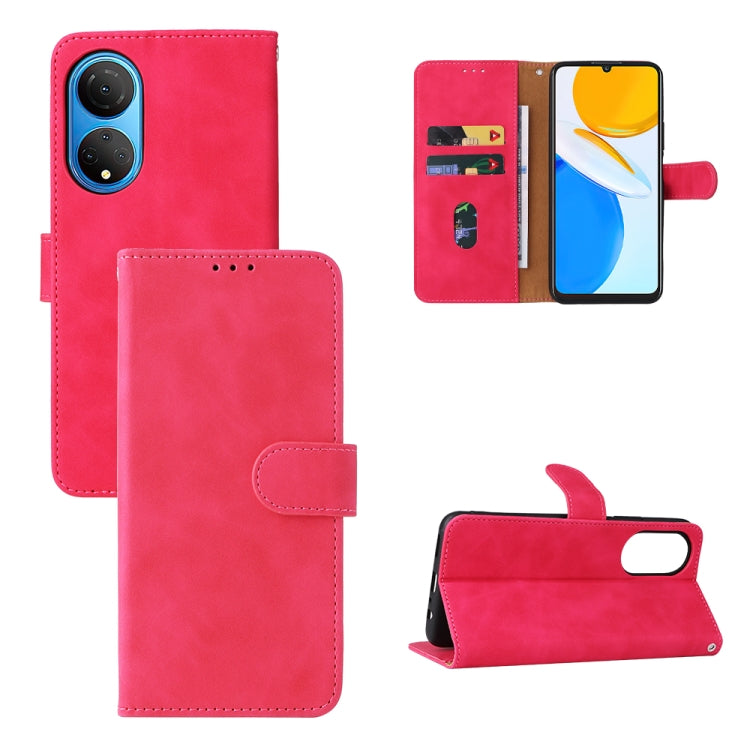 Skin Feel Magnetic Buckle Calf Texture PU Phone Case