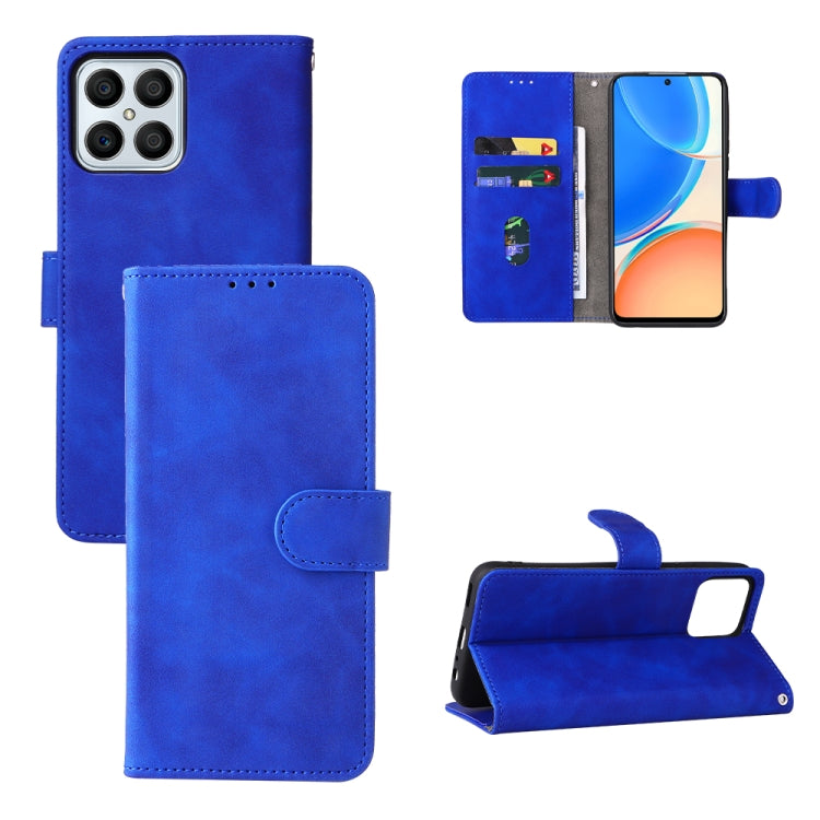 Skin Feel Magnetic Buckle Calf Texture PU Phone Case