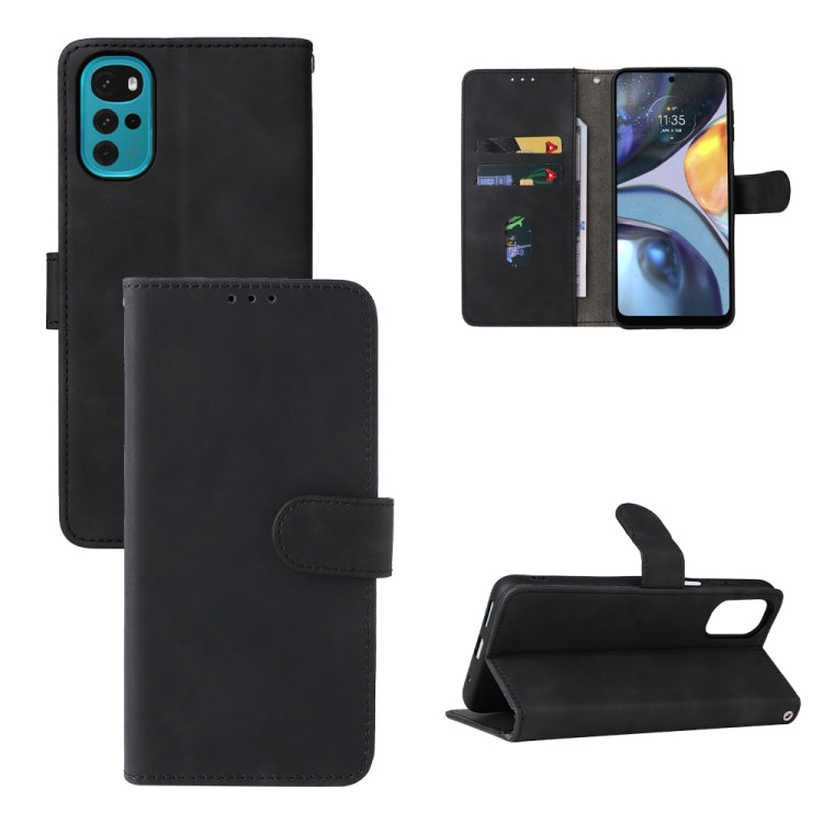Skin Feel Magnetic Buckle Calf Texture PU Phone Case