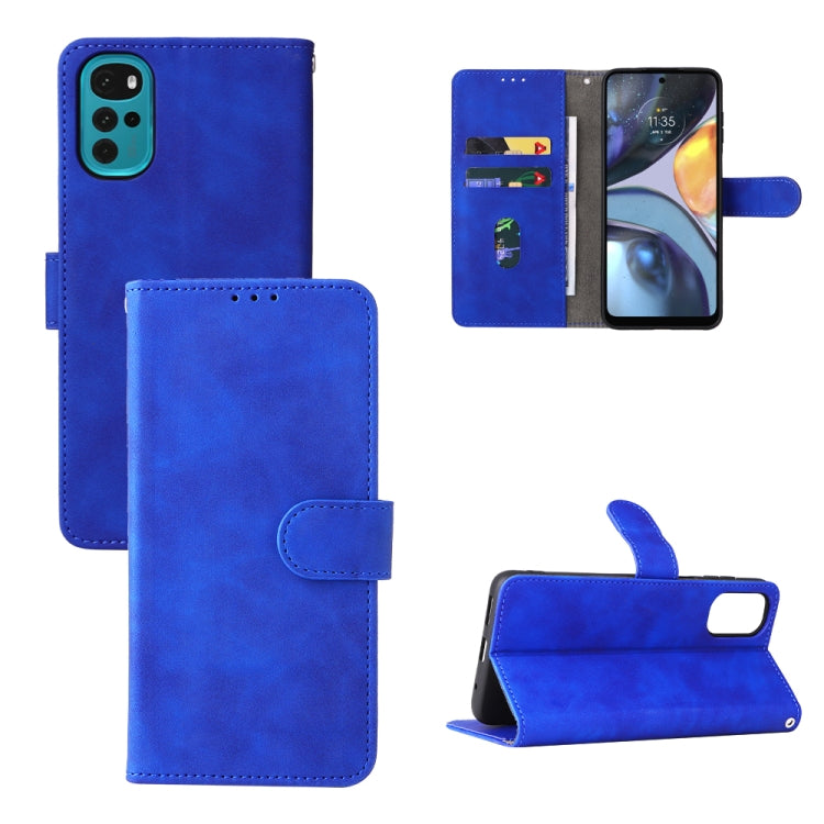 Skin Feel Magnetic Buckle Calf Texture PU Phone Case