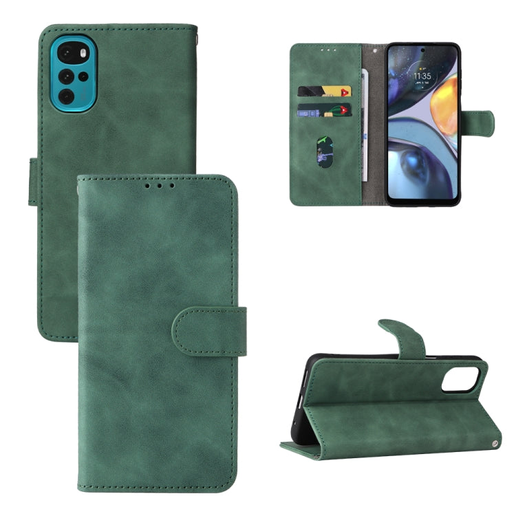 Skin Feel Magnetic Buckle Calf Texture PU Phone Case