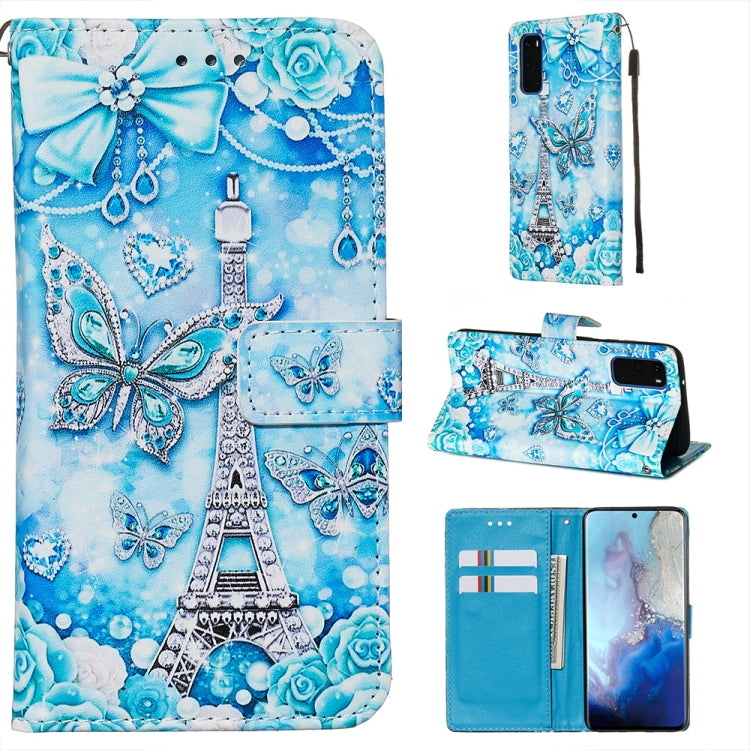 Colored Drawing Pattern Plain Weave Horizontal Flip Leather Case with Holder & Card Slot & Wallet&Lanyard