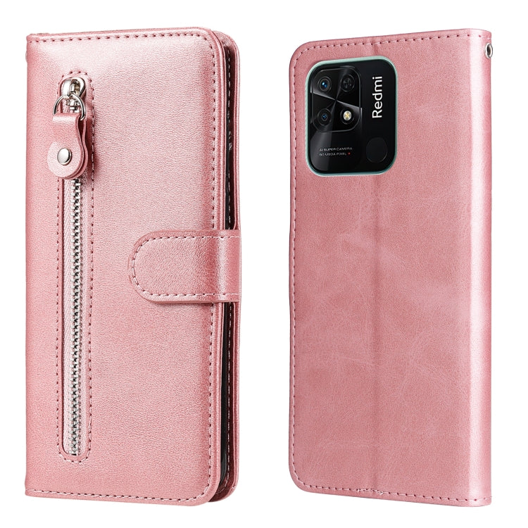 Fashion Calf Texture Zipper Horizontal Flip Leather Case
