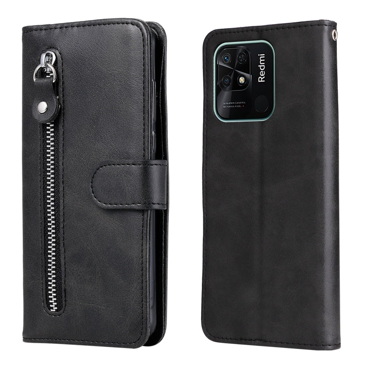 Fashion Calf Texture Zipper Horizontal Flip Leather Case