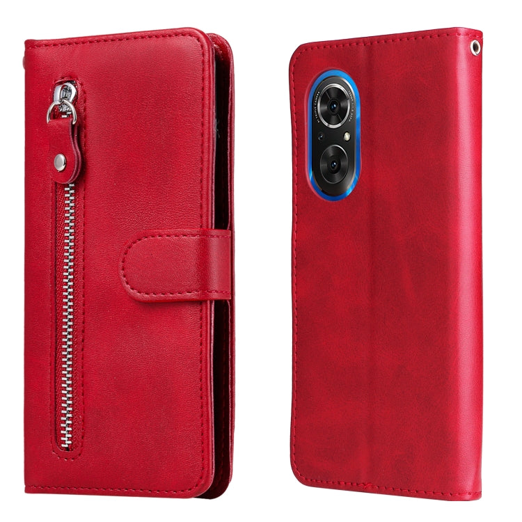 Fashion Calf Texture Zipper Horizontal Flip Leather Case
