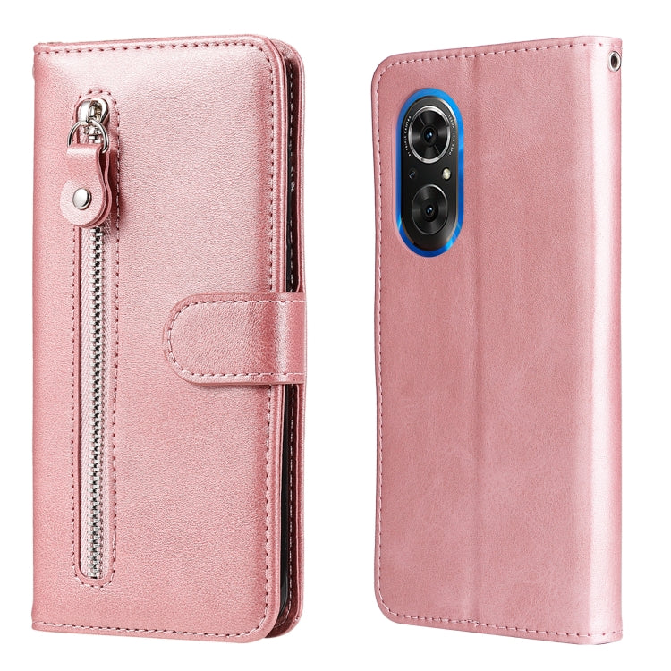 Fashion Calf Texture Zipper Horizontal Flip Leather Case