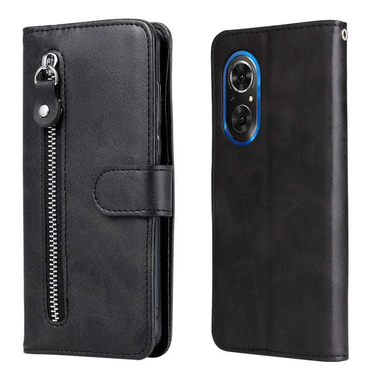 Fashion Calf Texture Zipper Horizontal Flip Leather Case