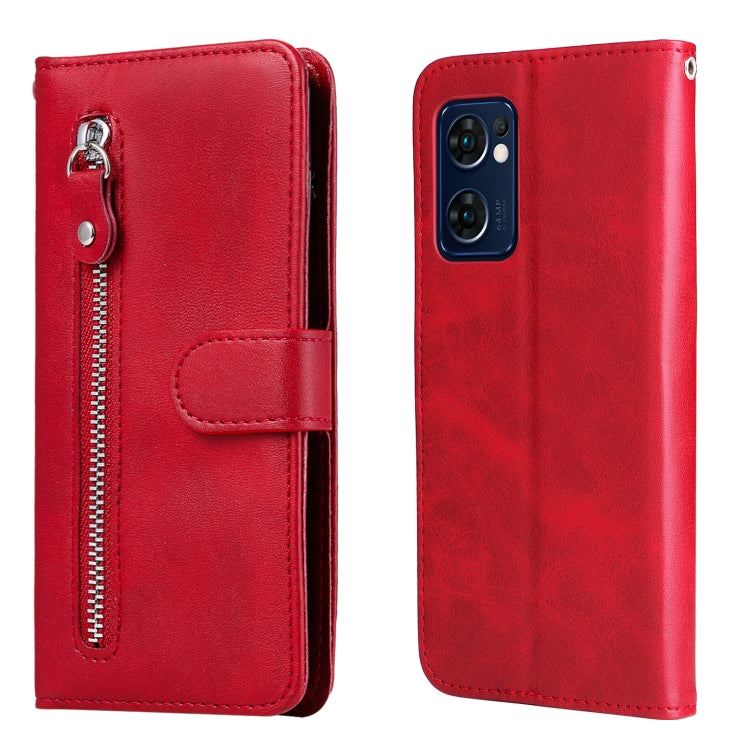 Fashion Calf Texture Zipper Horizontal Flip Leather Case