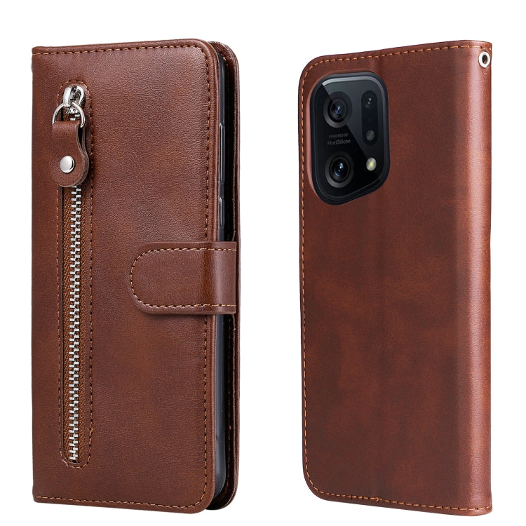 Fashion Calf Texture Zipper Horizontal Flip Leather Case