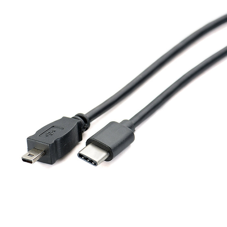 5 PCS 30cm Type-C / USB-C to Mini 8 Pin OTG Phone Data Cable for Nikon