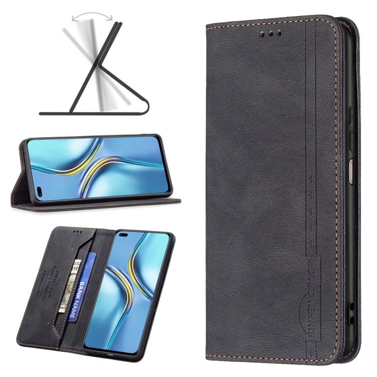 Magnetic RFID Blocking Anti-Theft Leather Phone Case