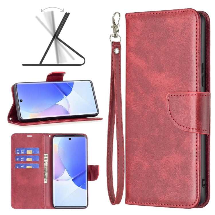 Lambskin Texture Pure Color Leather Phone Case