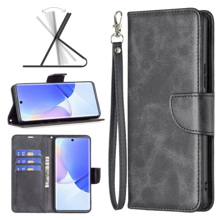Lambskin Texture Pure Color Leather Phone Case
