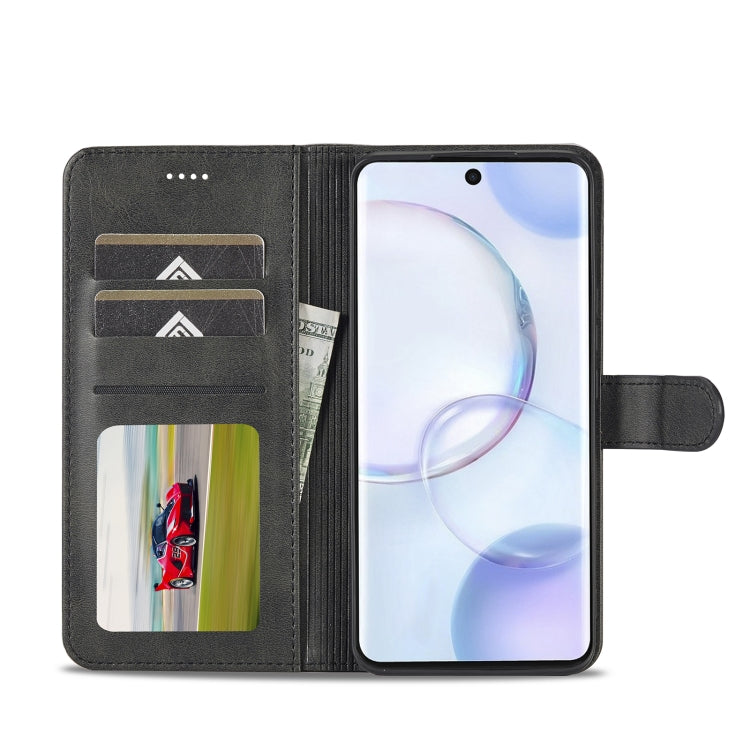 LC.IMEEKE Calf Texture Leather Phone Case