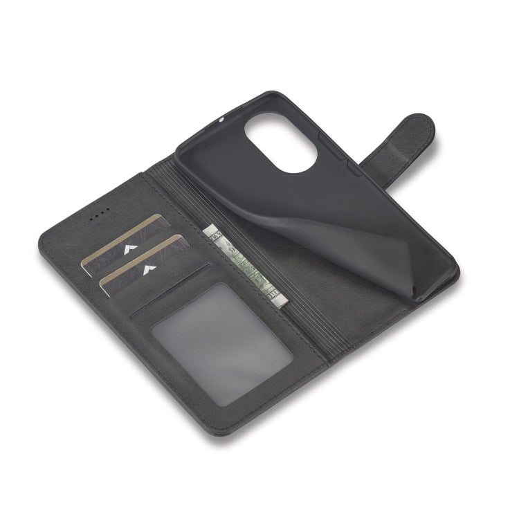 LC.IMEEKE Calf Texture Leather Phone Case