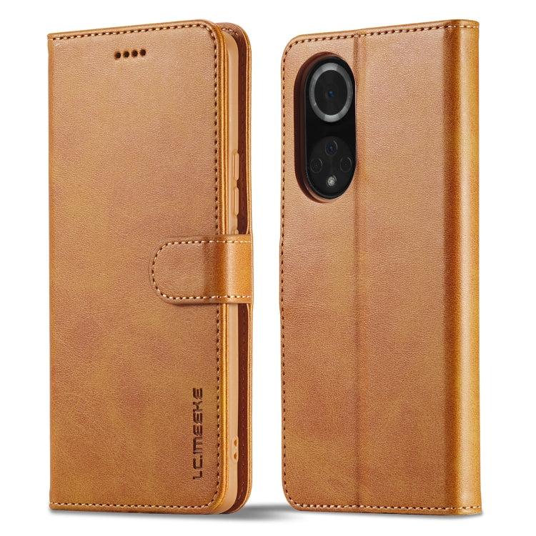 LC.IMEEKE Calf Texture Leather Phone Case