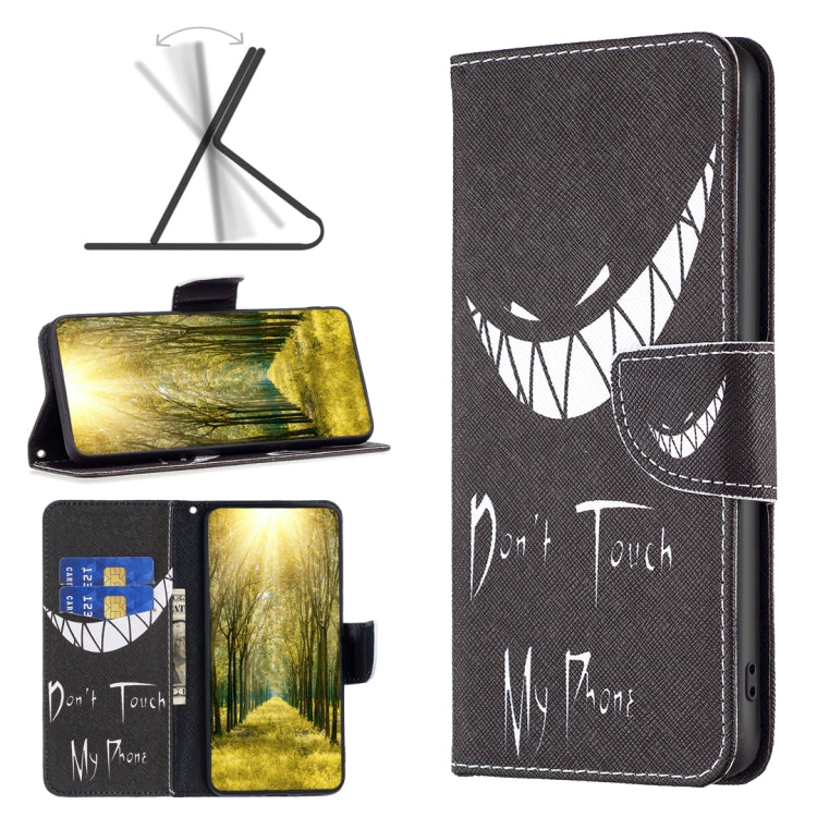 Colored Drawing Pattern Horizontal Flip Leather Phone Case