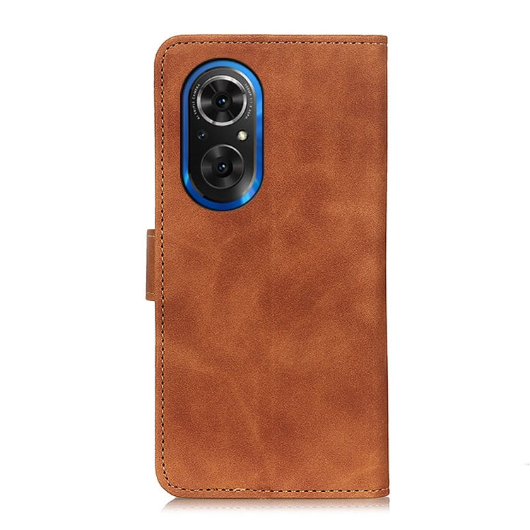 KHAZNEH Retro Texture Horizontal Flip Leather Phone Case