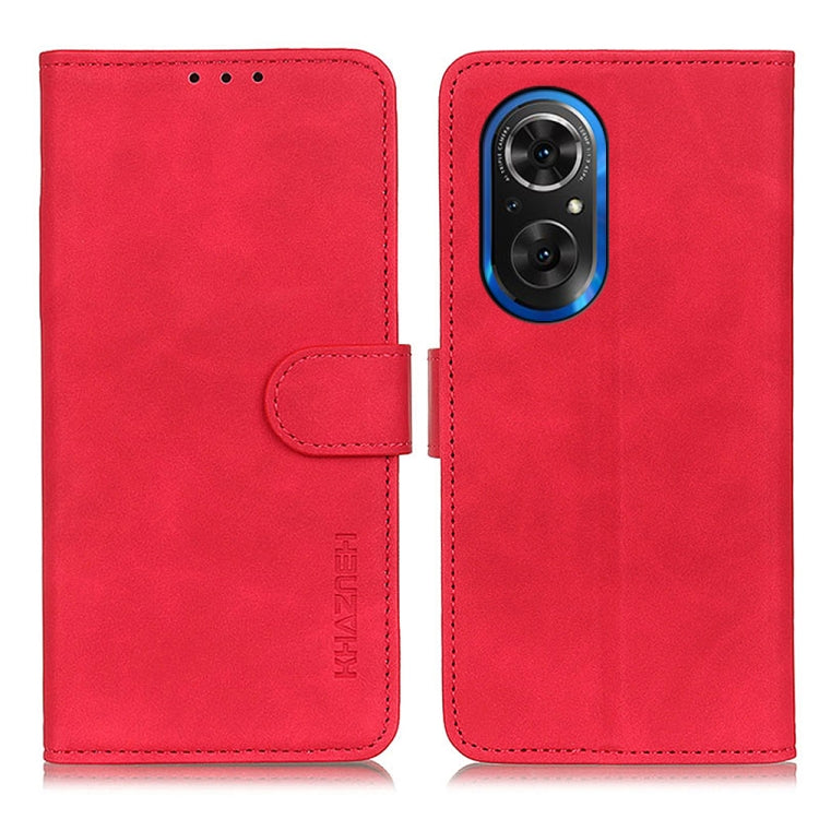 KHAZNEH Retro Texture Horizontal Flip Leather Phone Case