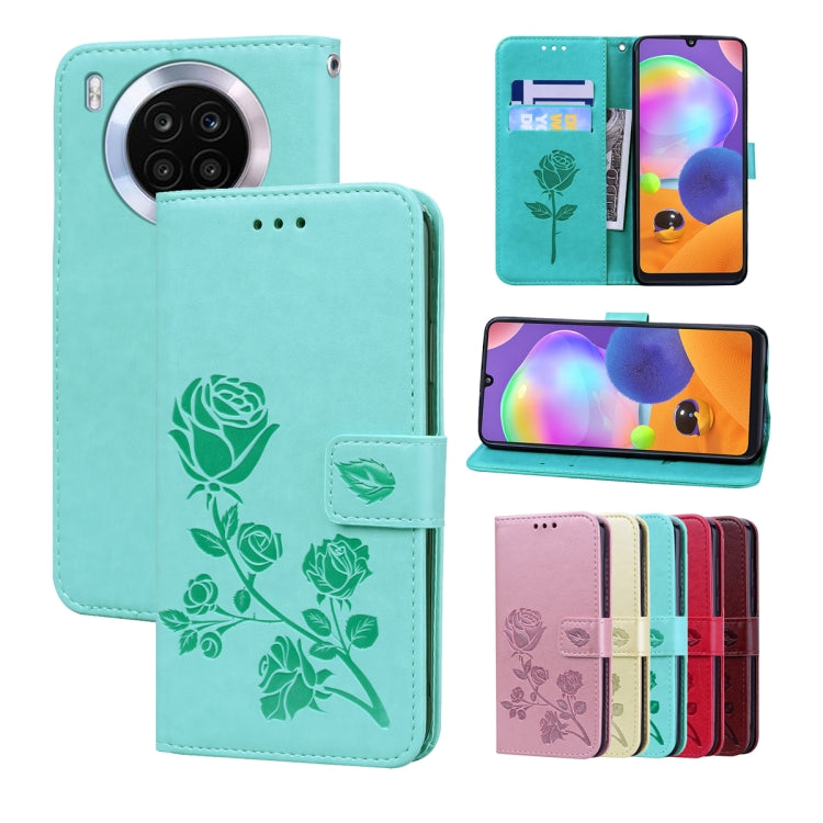 Rose Embossed Leather Phone Case